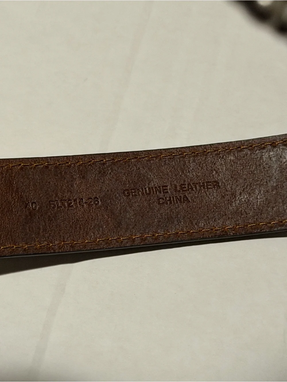AndWest Men's Western Leather Belt Size 40 Tooled Bronc Rider Buckle BLT214-26